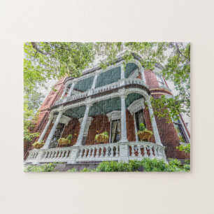 Quebra-cabeça Encantadora Savannah Kehoe House 11x14 quebra-cabe