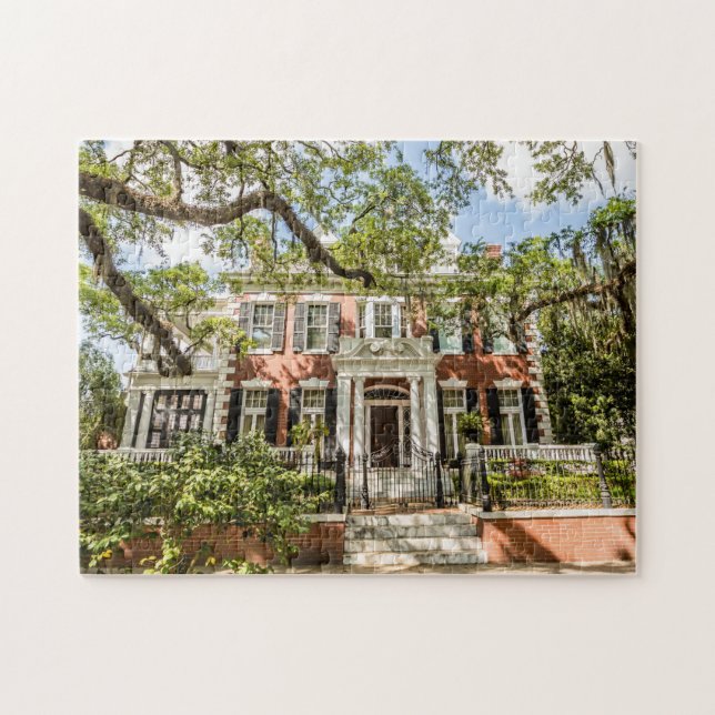 Quebra-cabeça Encantadora Savannah Mansion Souvenir Quebra-cabeç (Horizontal)