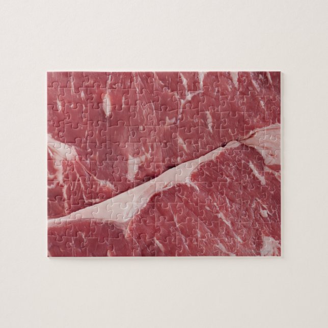 Quebra-cabeça Encerramento de bife cru (Horizontal)