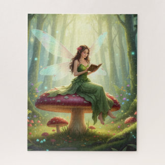 Quebra-cabeça Enchanted Day Fairy Reading a Book Puzzle