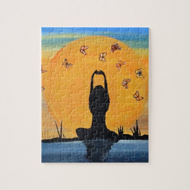 Quebra-cabeça Encontrando seu zen (Vertical)