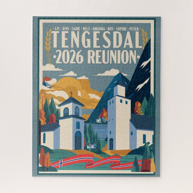 Quebra-cabeça Encontro Familiar Tengesdal 2026 (Vertical)