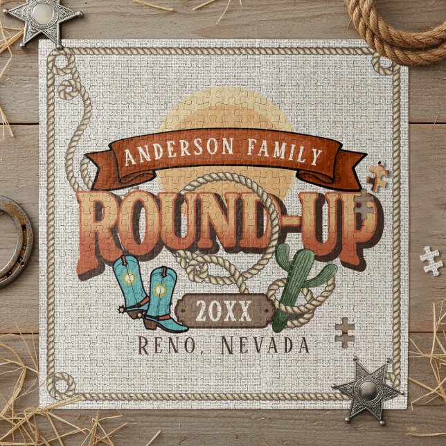 Quebra-cabeça Encontro Familiar Western Round-Up ID1318 (Criador carregado)