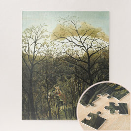 Quebra-cabeça Encontro na Floresta, Henri Rousseau
