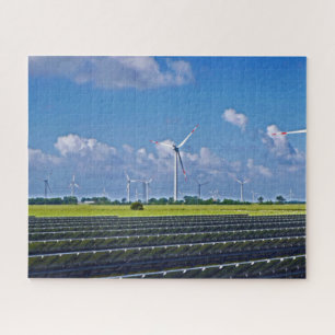Quebra-cabeça Energia do alternativo - Solar e Vento