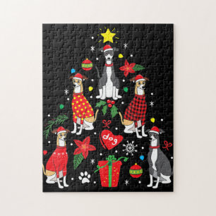 Quebra-cabeça Enfeites de natal italiano Greyhound Tree Mãe