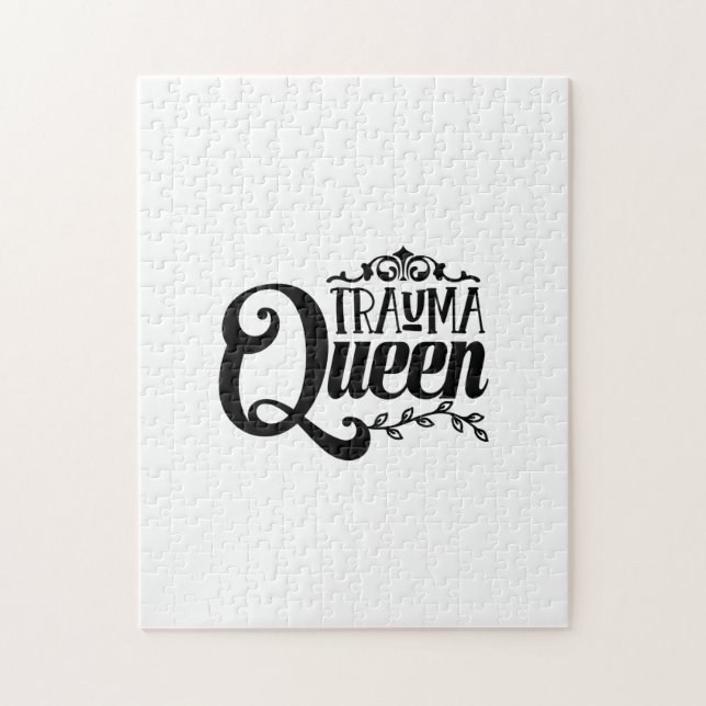 Quebra-cabeça Enfermeira Gift Trauma Queen (Vertical)