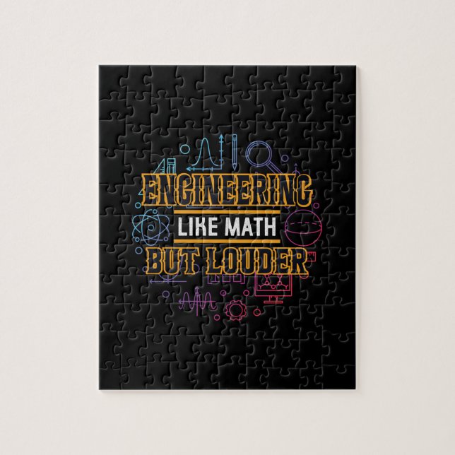 Quebra-cabeça Engenharia De engenheiros Como Matemática (Vertical)