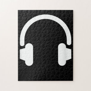 Quebra-cabeça Engenheiro De Áudio Audiófilo Dj Música Fone De Ou