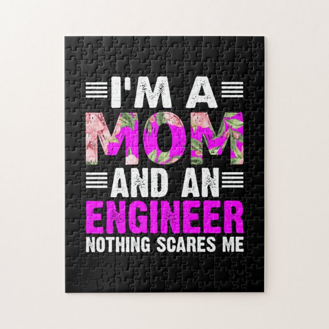 Quebra-cabeça Engenheiro É Mãe E Engenheiro (Vertical)
