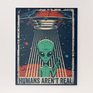 Quebra-cabeça Engraçada Conspiração Espacial de OVNI Alienígena