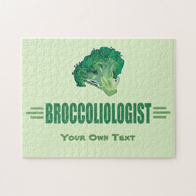 Quebra-cabeça Engraçado, adoro Broccoli BROCCOLIOLOGISTA (Horizontal)