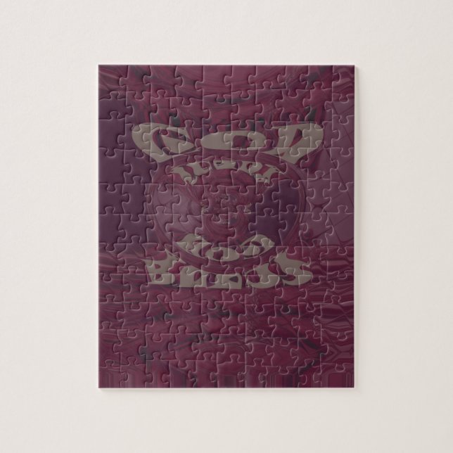 Quebra-cabeça Engraçado Deus abençoe kenya Hakuna Matata Girafas (Vertical)