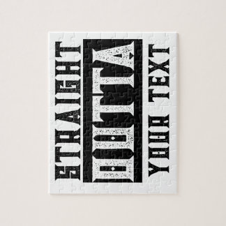 Quebra-cabeça Engraçado 'Hetero fora do seu texto'