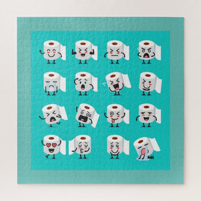 Quebra-cabeça Engraçado Paper Emjoi (Vertical)