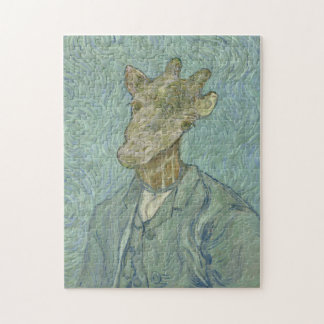 Quebra-cabeça Engraçado Van Gogh Giraffe
