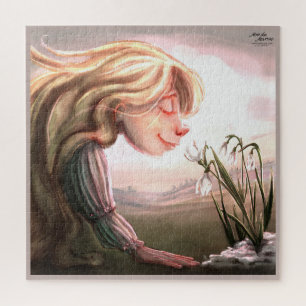 Quebra-cabeça Enigma das flores da primavera