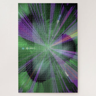 Quebra-cabeça Enigma do Verde Violeta Puzzle