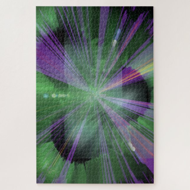 Quebra-cabeça Enigma do Verde Violeta Puzzle (Vertical)