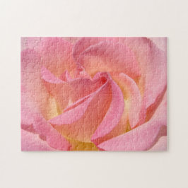 Quebra-cabeça Enigmas Rosa Presentes Personalizados Rosa Espiral