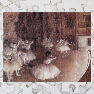 Quebra-cabeça Ensaio de balé no Palco por Edgar Degas