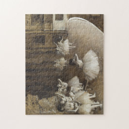 Quebra-cabeça Ensaio do balé no palco por Edgar Degas