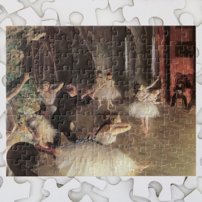 Quebra-cabeça Ensaio no Palco por Edgar Degas (Criador carregado)