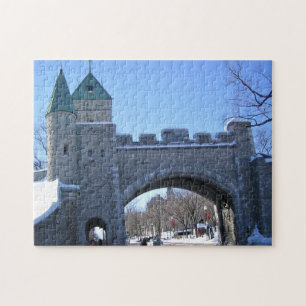 Quebra-cabeça Entrada na Cidade Velha do Quebec, Quebec, Canadá