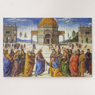 Quebra-cabeça Entrega das Chaves   Pietro Perugino  