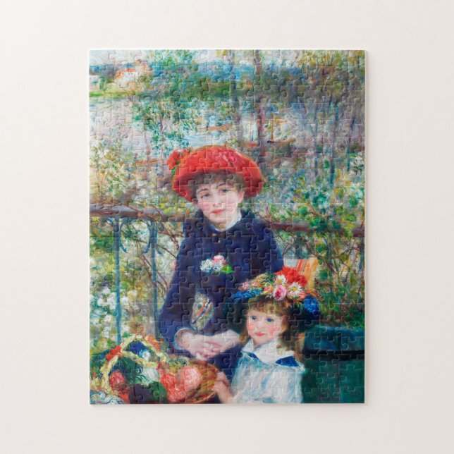 Quebra-cabeça Entusiastas de Arte dão duas irmãs pintura renoir (Vertical)