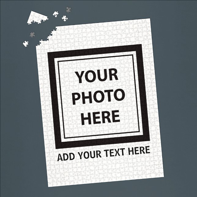 Quebra-cabeça Enviar imagem foto & adicionar texto – Personaliza (Criador carregado)