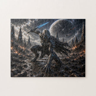 Quebra-cabeça Epic Alien Knight in a Distant Galaxy