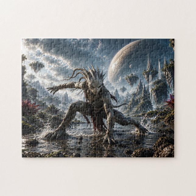 Quebra-cabeça Epic Cosmic Guardian in a Fantasy World (Horizontal)
