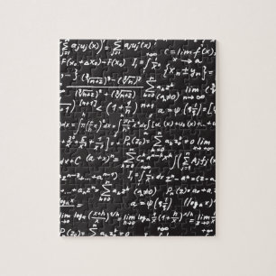 Quebra-cabeça Equações matemáticas de quadro negro