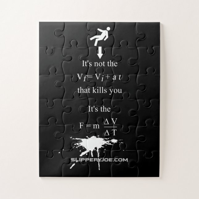 Quebra-cabeça Equador de adesivo de matemática científica de Sli (Vertical)