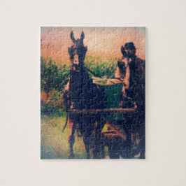 Quebra-cabeça Equipe de Cavalos Amish