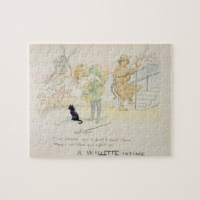 Quebra-cabeça 'Era Abadie que fez o Sacre-Coeur, mas deus m (Horizontal)