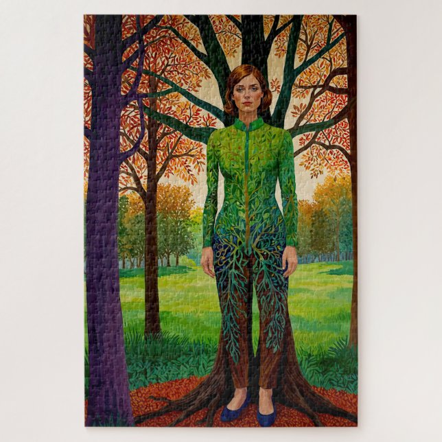 Quebra-cabeça “Erdessa’s Portrait”  - The Disguise of Stillness (Vertical)