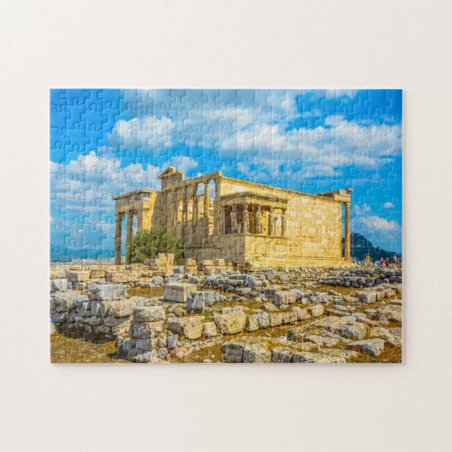 Quebra-cabeça Erechim Acrópole Atenas. (Horizontal)