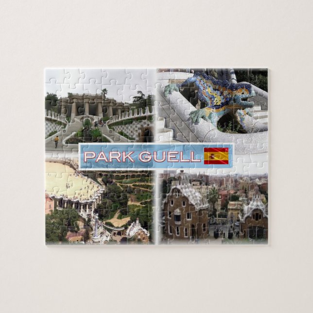 Quebra-cabeça ES - Barcelona - Park Guell (Horizontal)