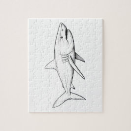 Quebra-cabeça Esboço de tubarão