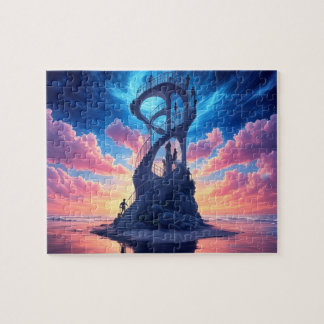 Quebra-cabeça Escadaria para o Céu, Quebra-cabeça, 20x25 cm, 110