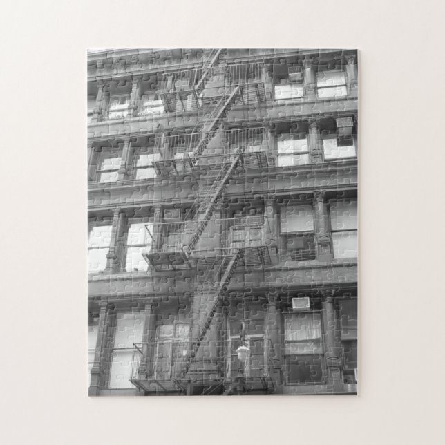 Quebra-cabeça escadas de incêndio (Vertical)