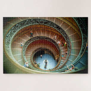 Quebra-cabeça Escadas espirais de Vaticano 3-D difíceis