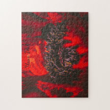 Escadas Vermelhas Vivas