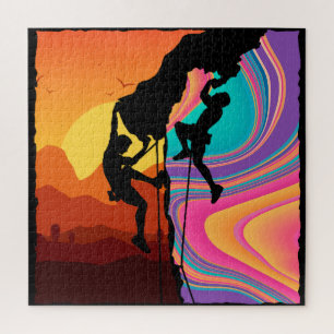 Quebra-cabeça Escala de Muro de Escala Retro Rock