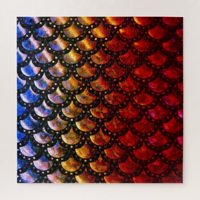 Quebra-cabeça Escalas de Sereia Rústicas (Vertical)