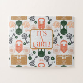 Quebra-cabeça Escapar da Sala Ressegurar Chá de fraldas