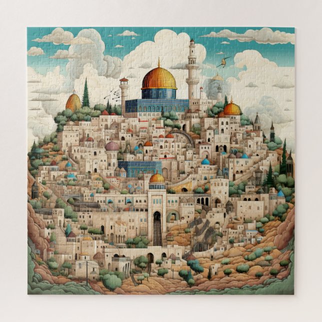 Quebra-cabeça Escape da cidade da Palestina (Vertical)