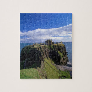 Quebra-cabeça Escócia, Aberdeen. Castelo de Dunnotar.